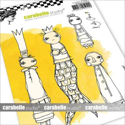Carabella Studio Cling Stamps - Little People